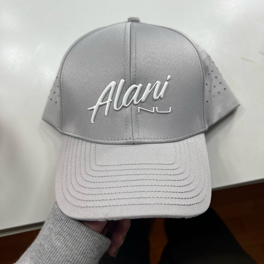 Alani NU Women's Light Gray Logo Baseball Cap